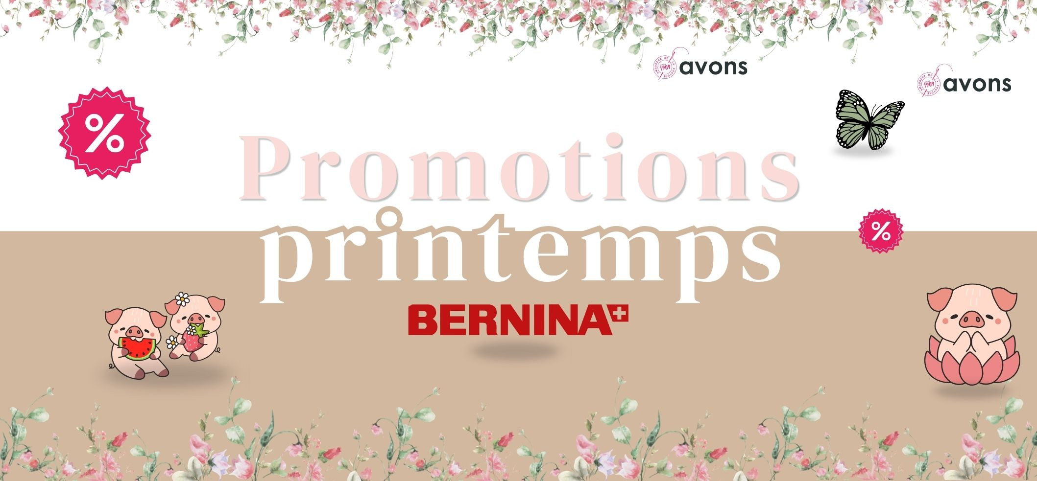 Promotions Printemps chez Bernina